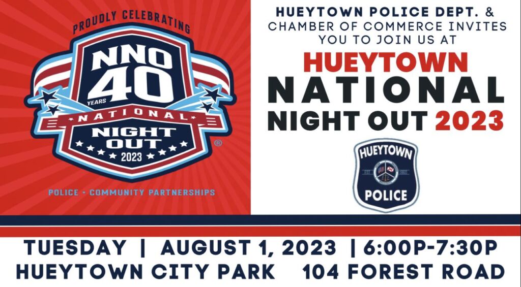Hueytown National Night Out Birmingham Mommy